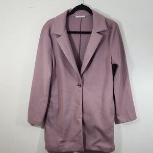 Staccato Pink Blazer with Elegant Tailored Design Size Small